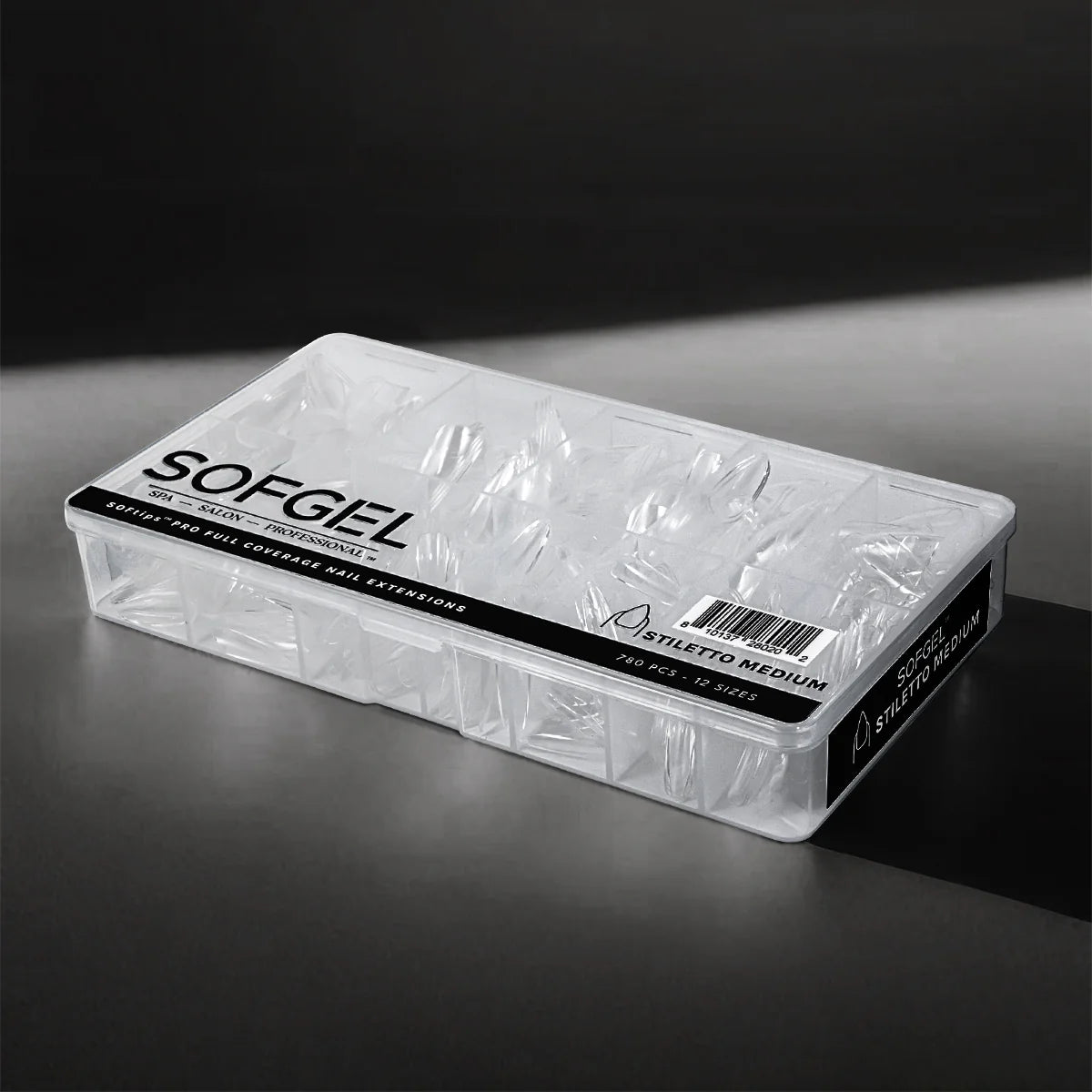 SOFTIPS PRO XII - Standard Stiletto Medium (780pcs)