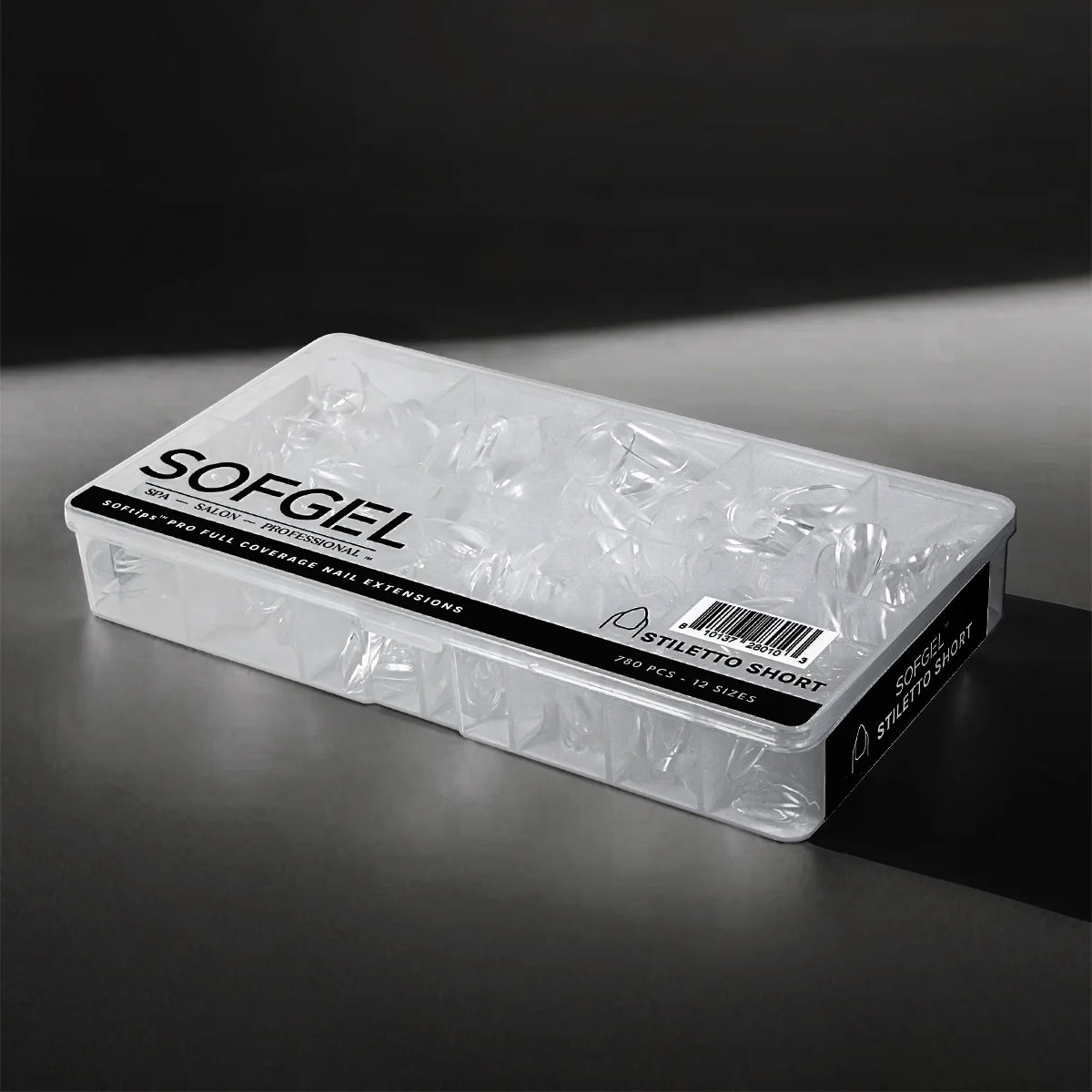SOFTIPS PRO XII - Standard Stiletto Short (780pcs)