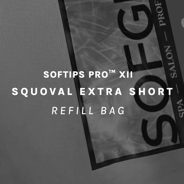 SOFGEL - SOFTIPS PRO XII Standard Squoval Extra Short Refill Bag