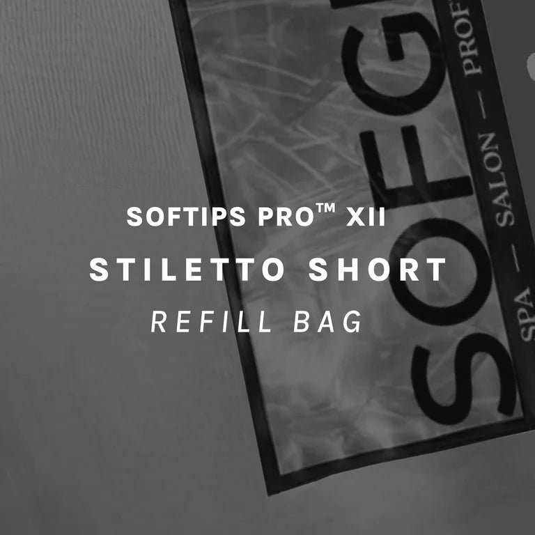 SOFGEL - SOFTIPS PRO XII Standard Stiletto Short Refill Bag