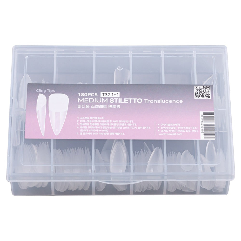 Viewgel - Medium Stiletto 180pcs (T321-1)
