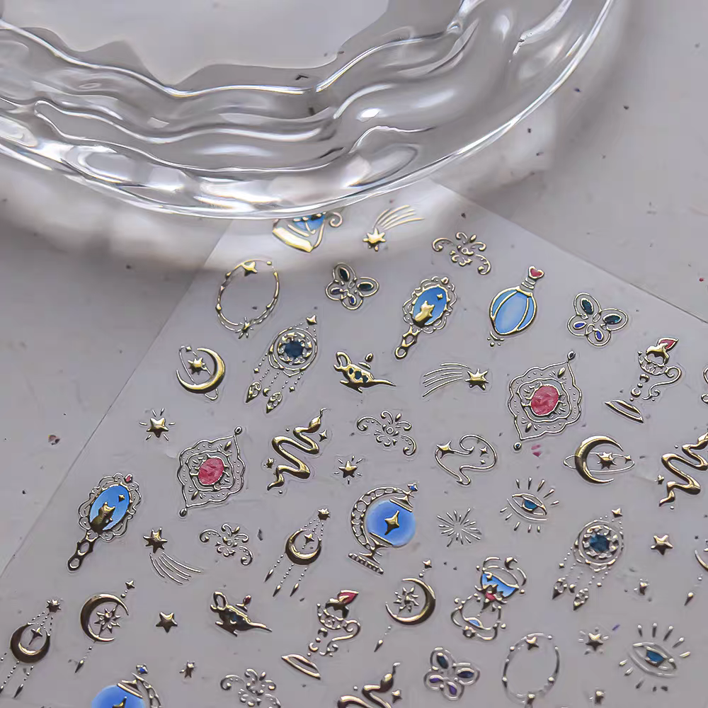 4470 - Self-Adhesive Genie Nail Stickers