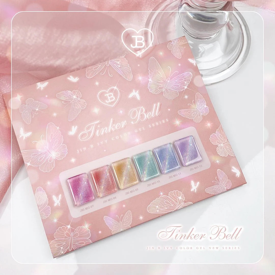 JIN.B Tinker Bell Cateye Gel Set (6 pcs)