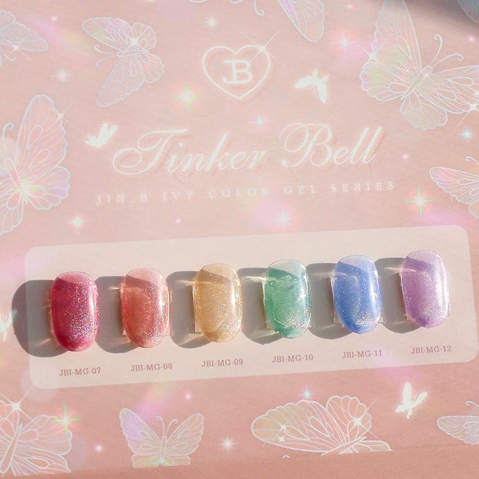 JIN.B Tinker Bell Cateye Gel Set (6 pcs)