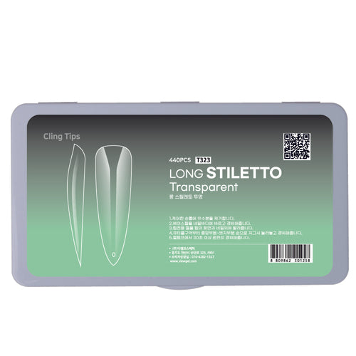 Viewgel - Cling Stiletto Tip Series (3 types)