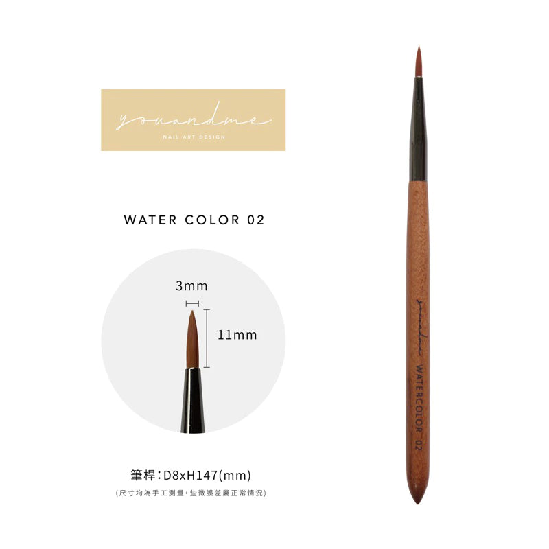 You and Me - Nail Brushes (Wooden Handle)