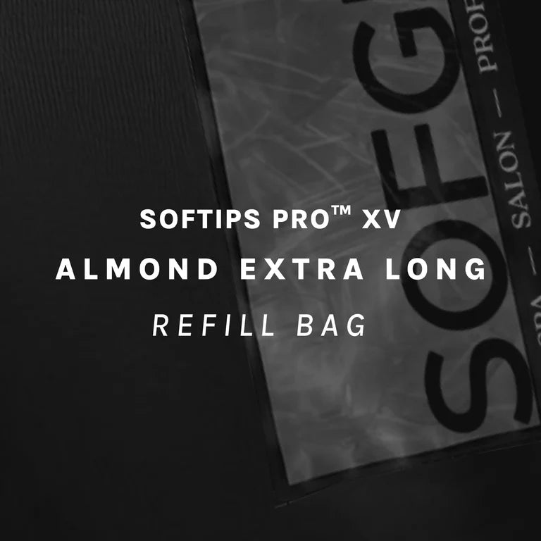 SOFGEL - SOFTIPS PRO XV Standard Almond Extra Long Refill Bag