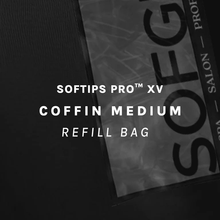 SOFGEL - SOFTIPS PRO XV Coffin Medium Refill Bag