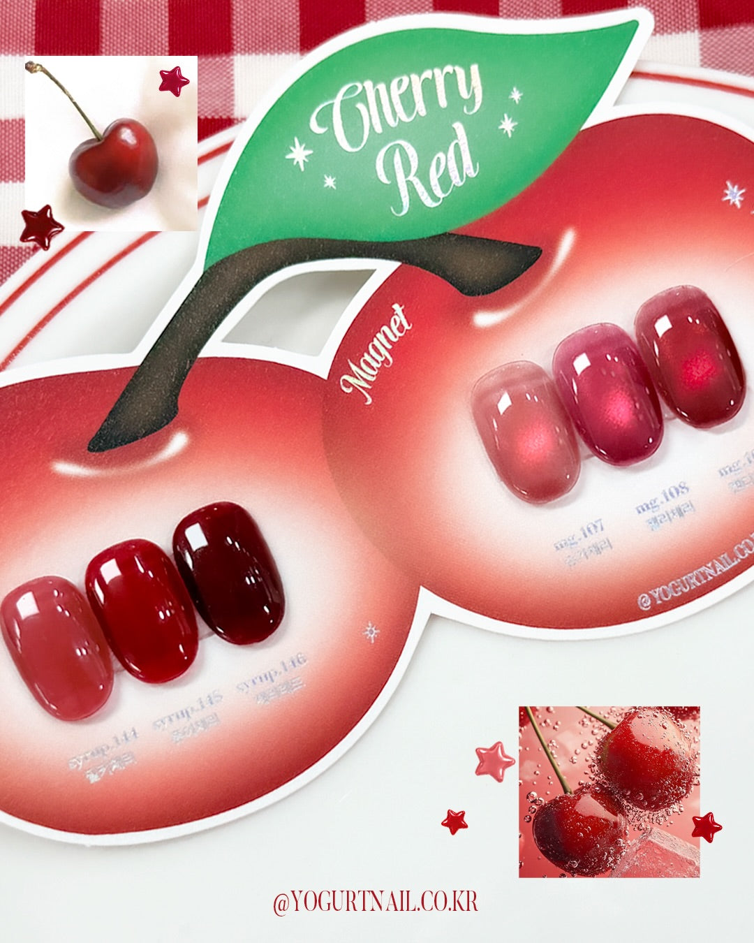 Yogurt Nail Kr. - Cherry Red