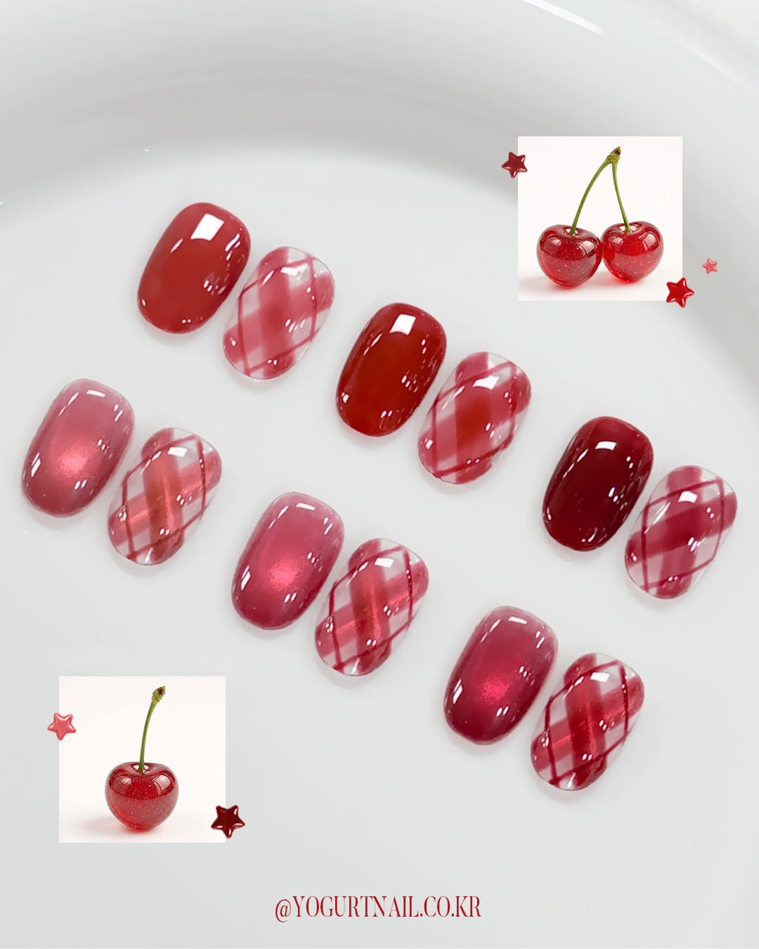 Yogurt Nail Kr. - Cherry Red