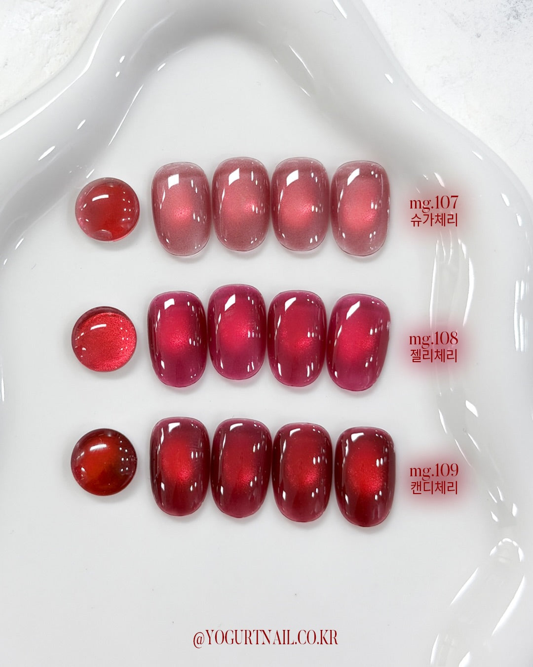 Yogurt Nail Kr. - Cherry Red