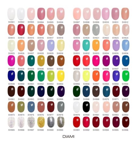 Diami 120 Full Color Collection + Charts + Boxes (SW001-102,109-126)