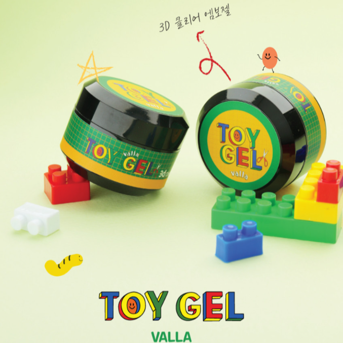 VALLA Toy Gel 3D Clear Clay/Embossing Gel