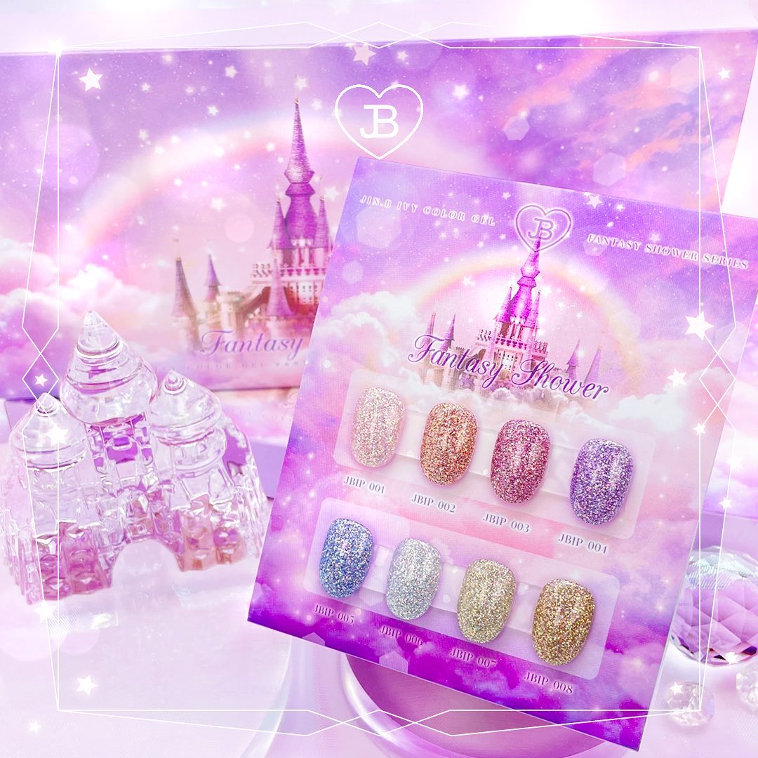 JIN.B Ivy Fantasy Shower 8pc Collection (Glitter Gel)