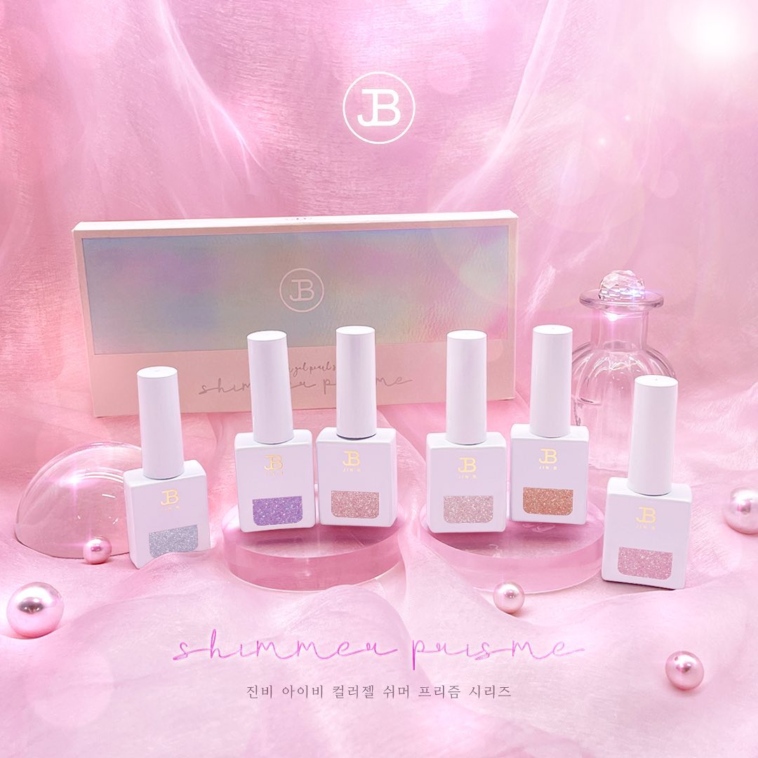 JIN.B Shimmer Prism 6pc - Pink Version