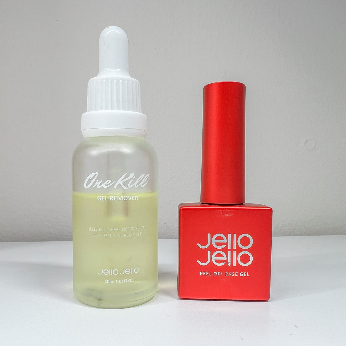 Jello Jello Base Gel Peel Off Et Dissolvant One Key Remover - Set Lilac - Neuf Corée