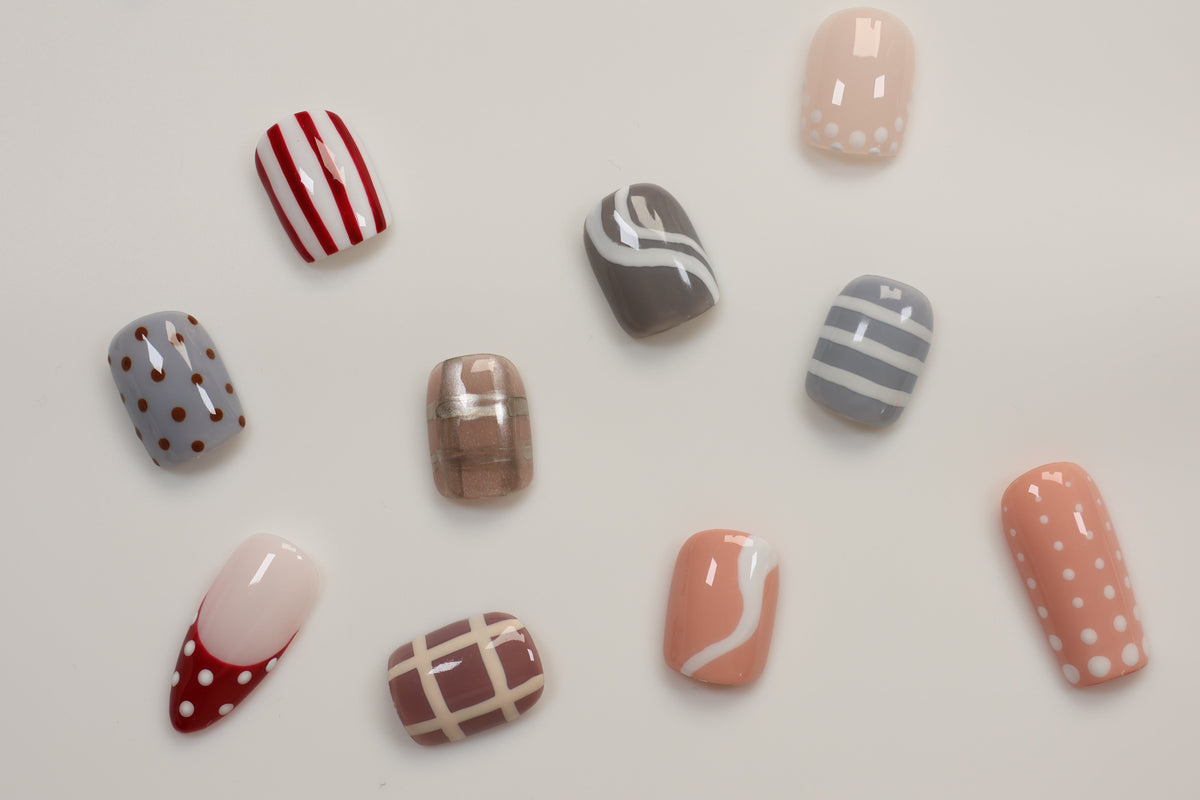 Simple Patterned Nails Minimalist Nail Art Designs Using Simple Patterns