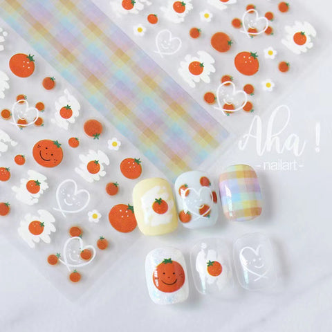 Aha002 - Self-Adhesive Aha Nail Stickers