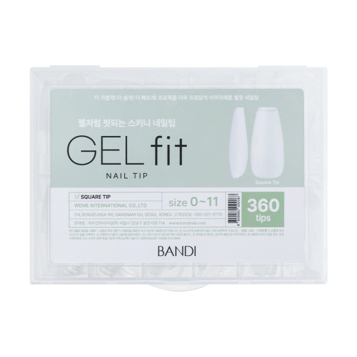 BANDI - Square Gel Fit Nail Tip