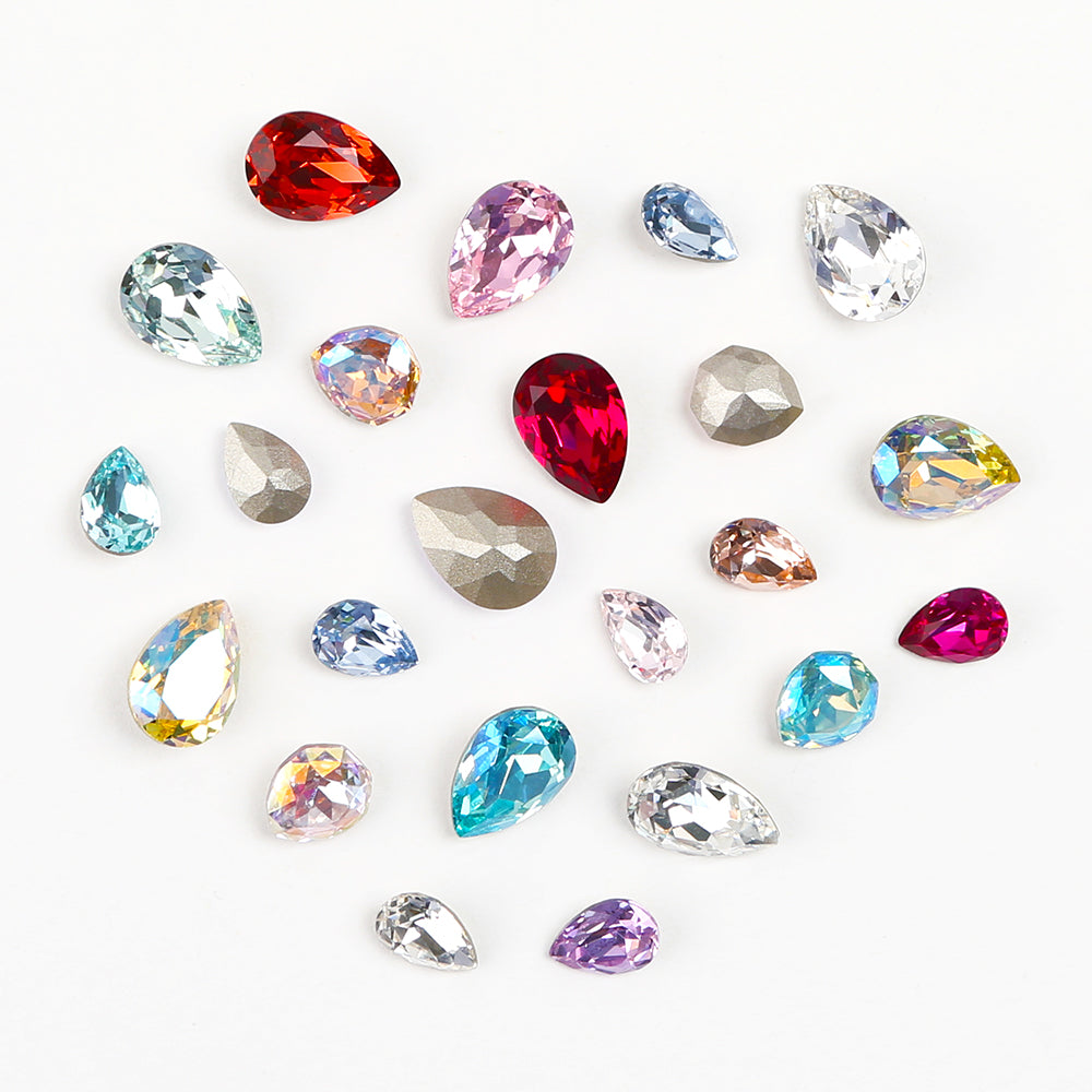 Jello Jello - Teardrop Stone Nail Charms (VNS202-VNS216, VNS127, & VNS218-VNS224)