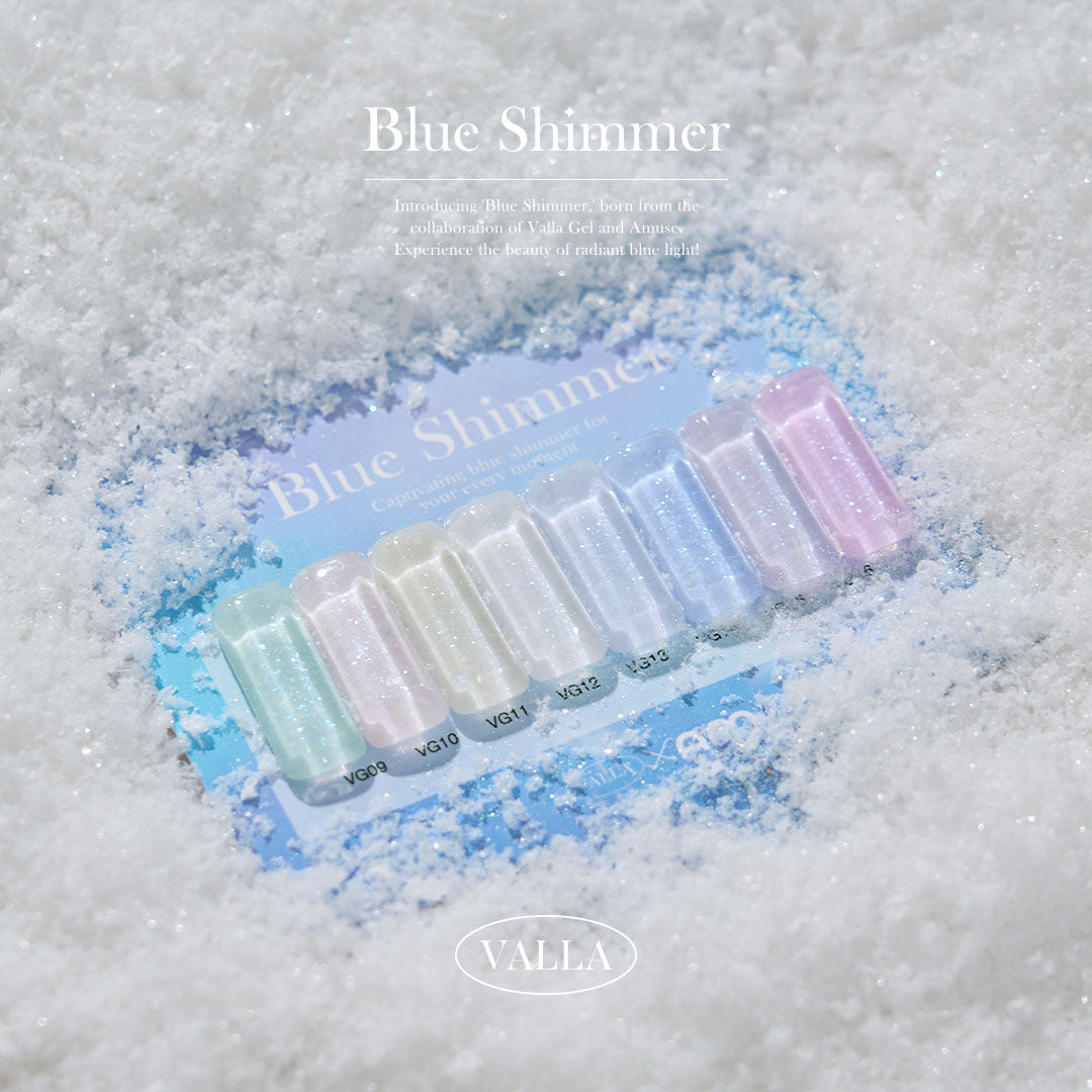 VALLA x AM - Blue Shimmer Collection