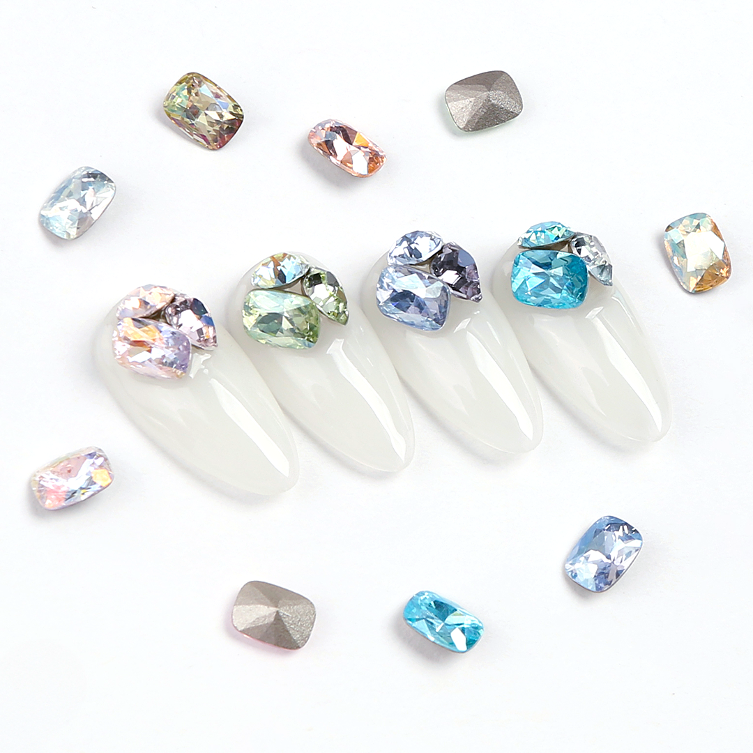 Jello Jello - Rounded Rectangle Stone Nail Charms (VNS225 - VNS233)