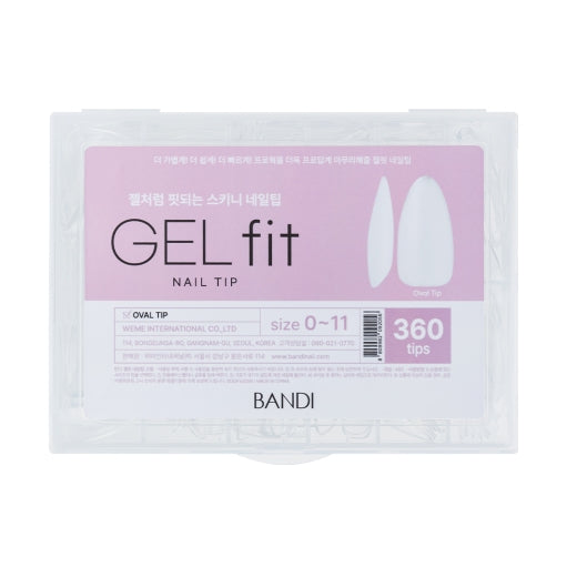 BANDI - Oval Gel Fit Nail Tip (Almond Shape)