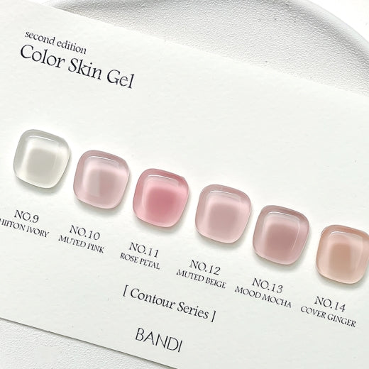 BANDI Color Skin Gel Set - Contour Series (6pcs)