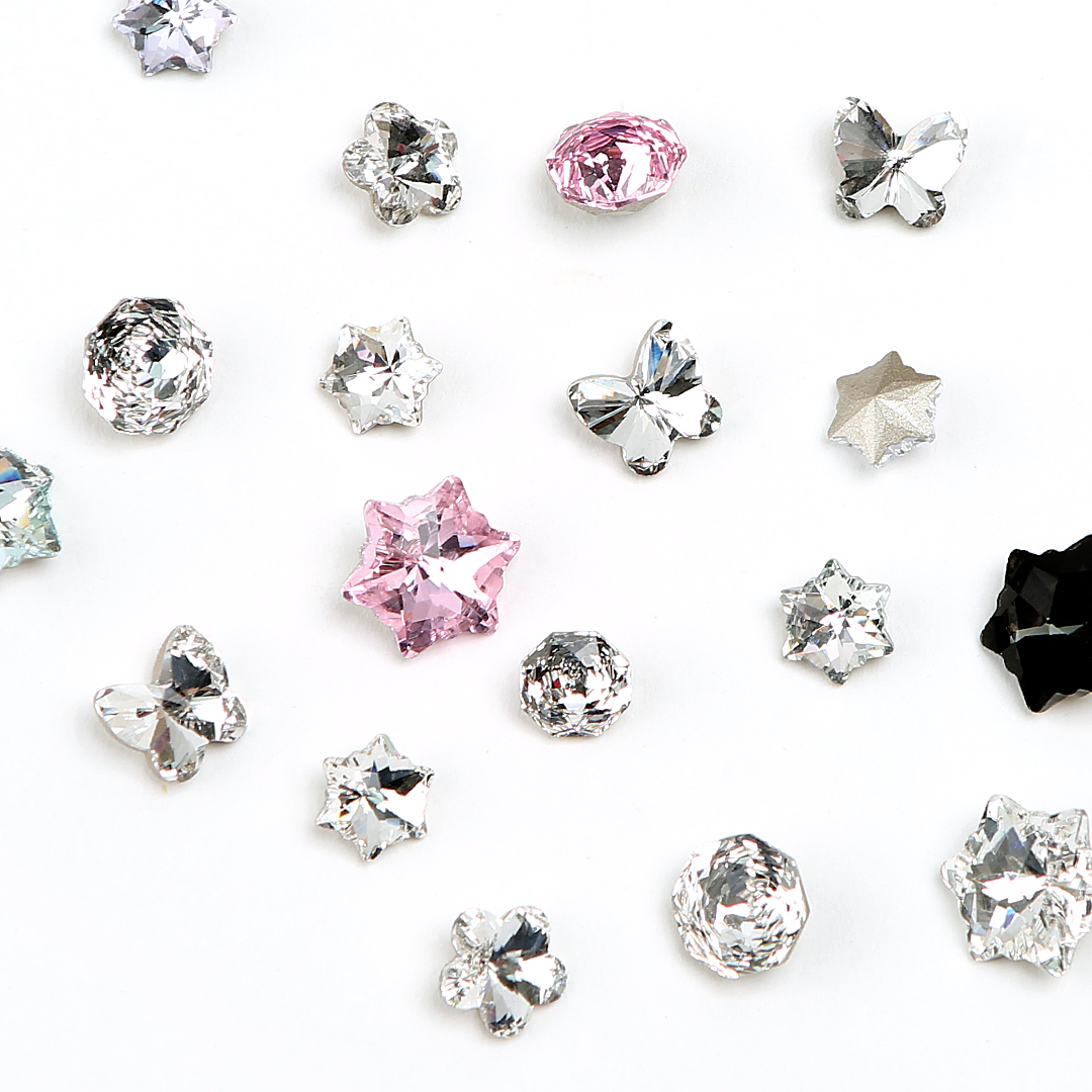 Jello Jello - Shaped Stone Nail Charms (VNS244 - VNS256)