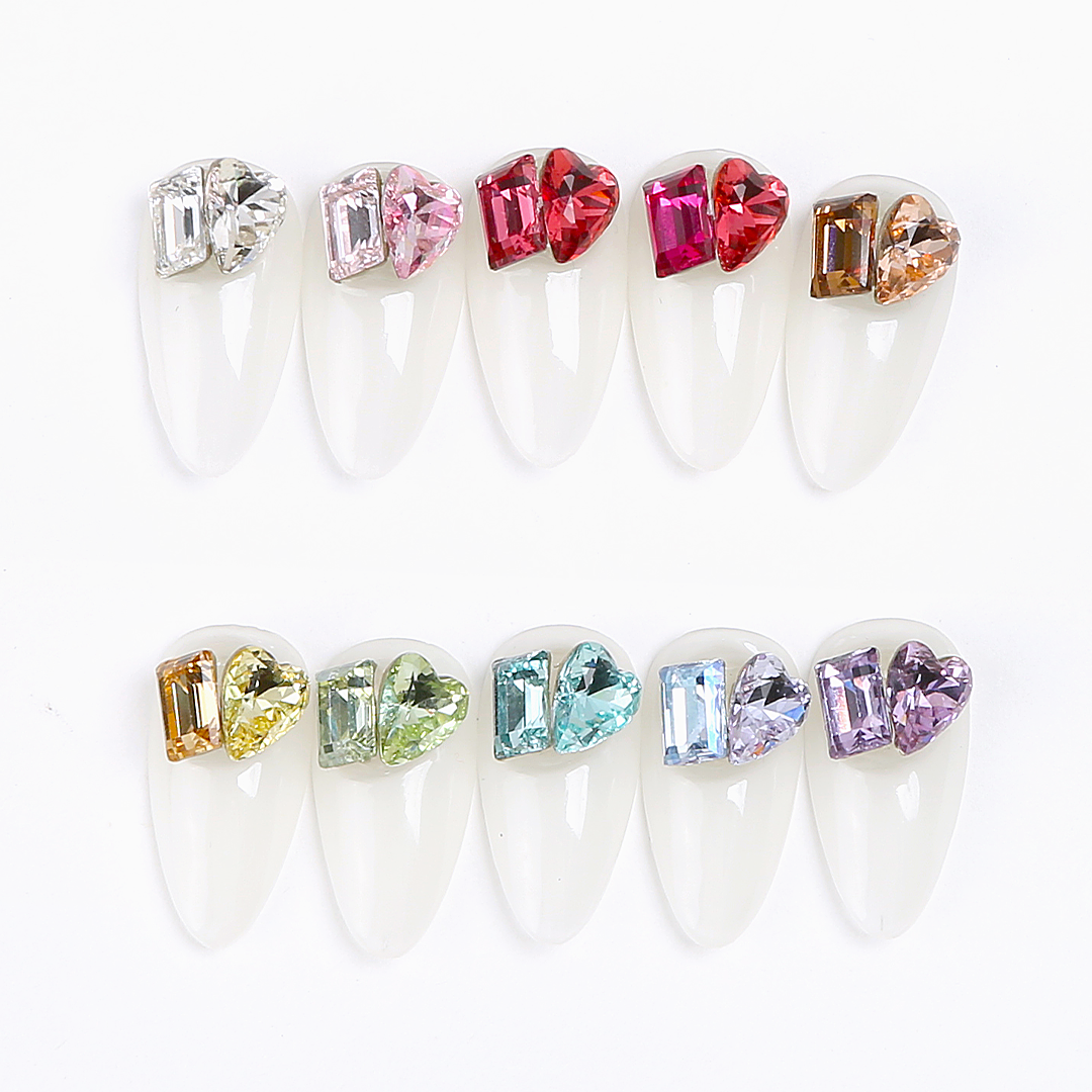 Jello Jello - Rectangle Stone Nail Charms (VNS068 - VNS108)