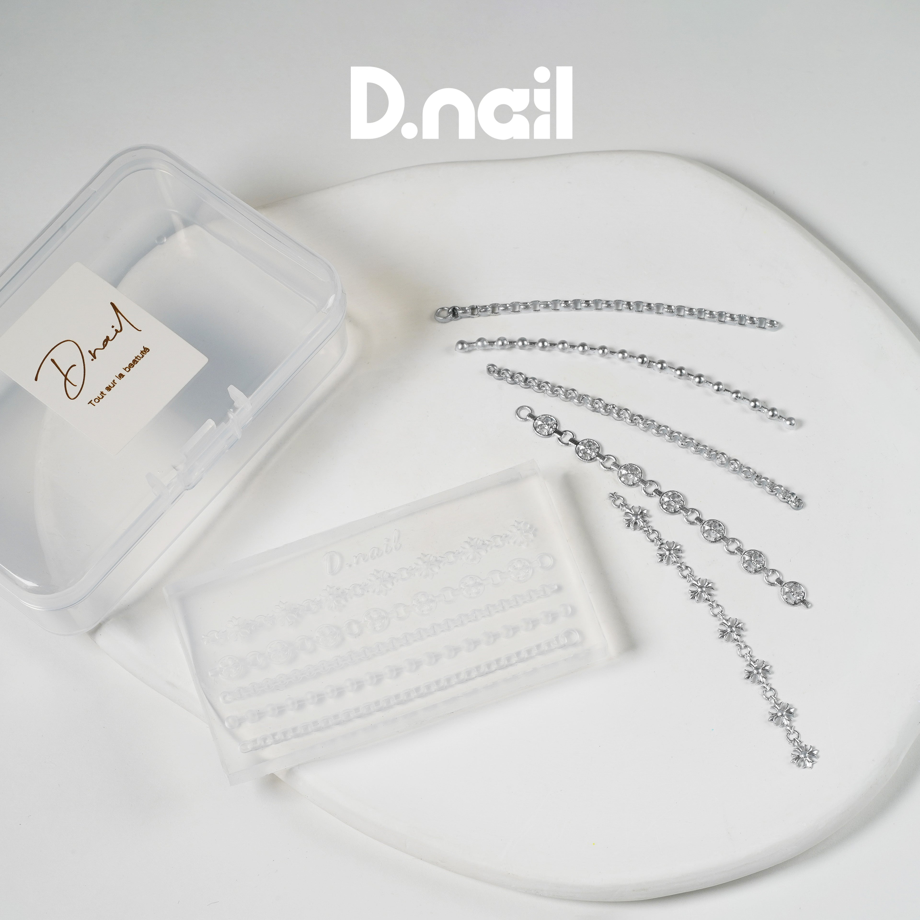 D.nail - Chain Rosette Cross Mold
