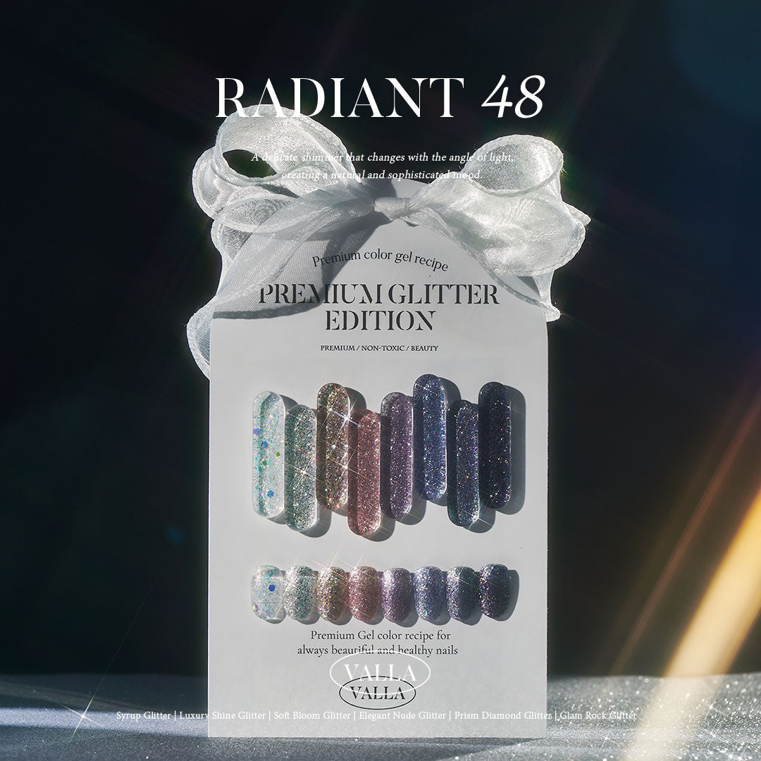 VALLA Glitter RADIANT 48 Edition 5. Prism Diamond Glitter [VG49~VG56]