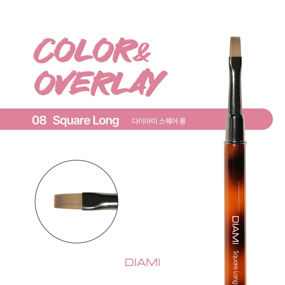 DIAMI - 08 Square Long Brush