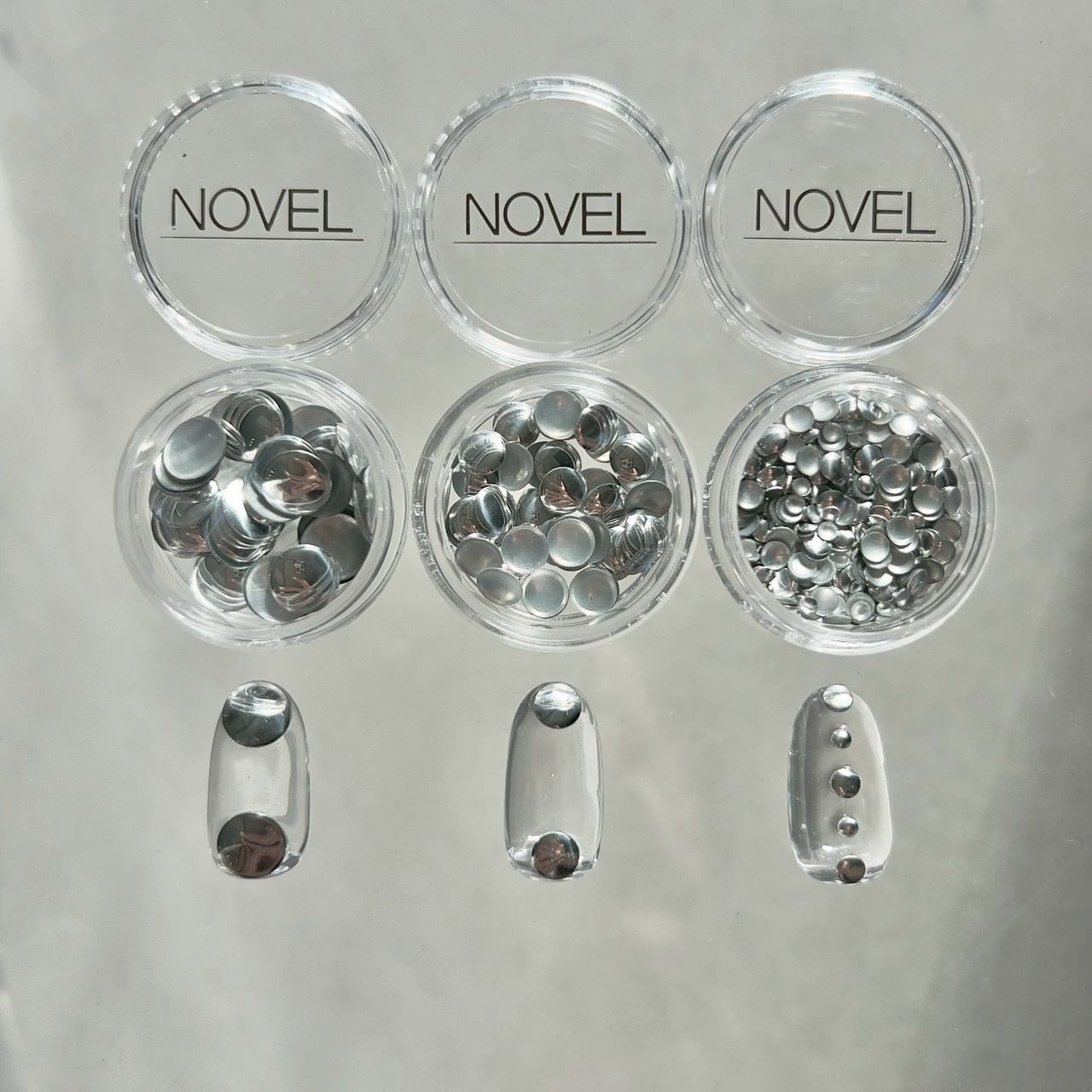 Atelier Novel - Bright Silver Studs Selection (3 types)