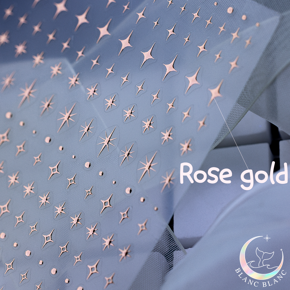 Blanc Blanc - (S407) Night Sky Sticker - Rose Gold