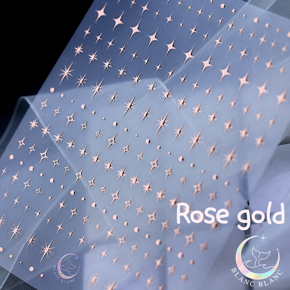 Blanc Blanc - (S407) Night Sky Sticker - Rose Gold