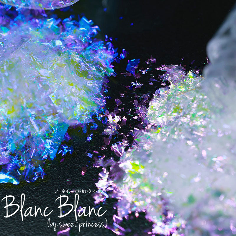 Blanc Blanc - (W56) Blue Orb Flakes