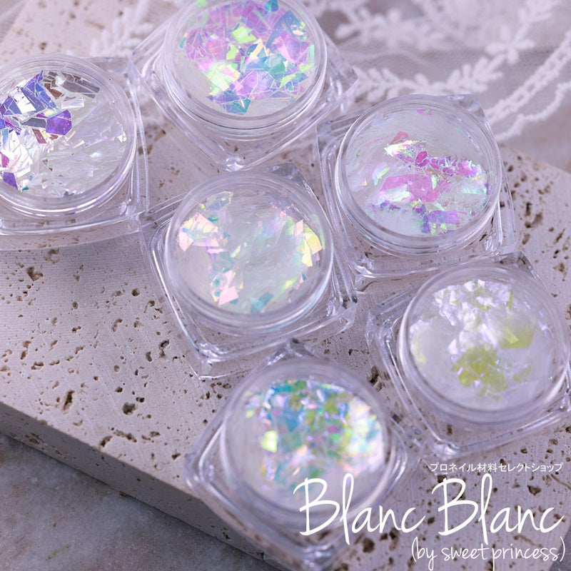 Blanc Blanc - (M18) Glitter Nail Film (6 types)