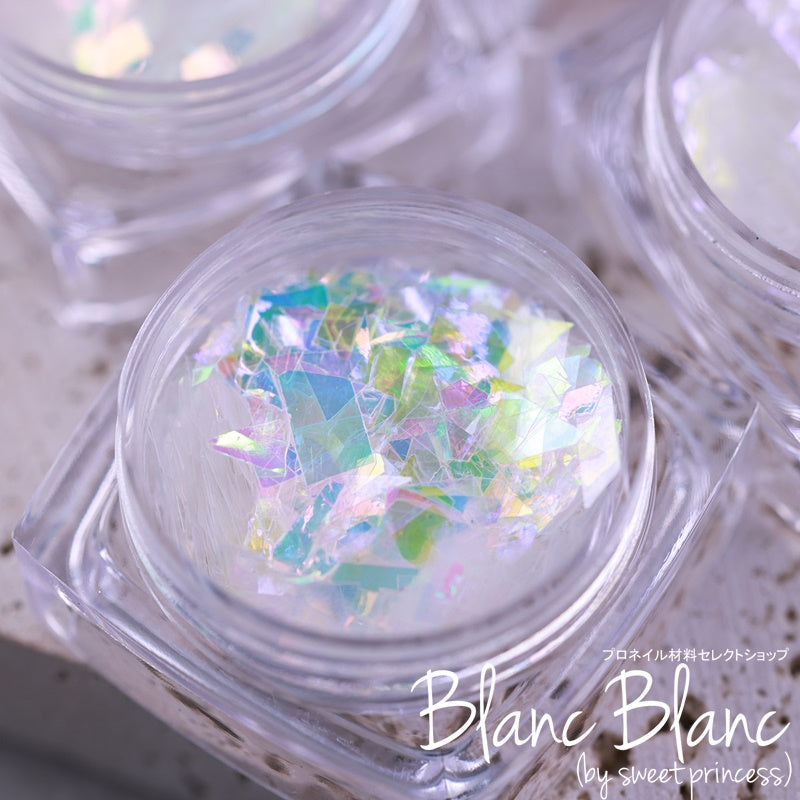 Blanc Blanc - (M18) Glitter Nail Film (6 types)