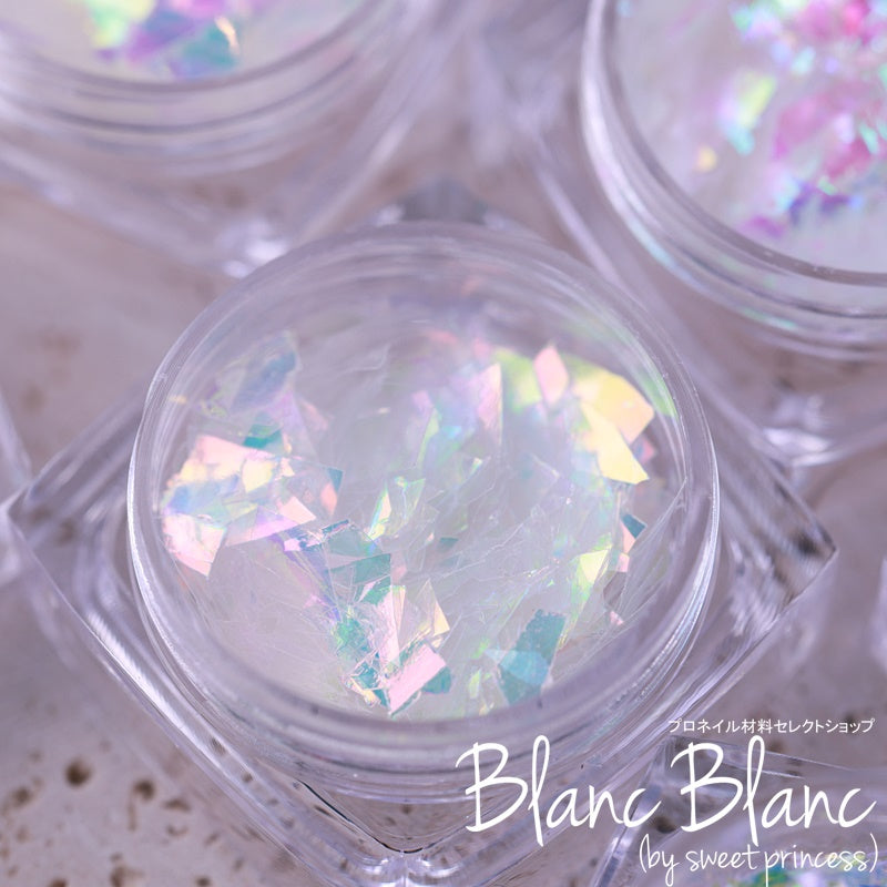 Blanc Blanc - (M18) Glitter Nail Film (6 types)