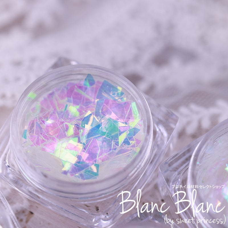 Blanc Blanc - (M18) Glitter Nail Film (6 types)