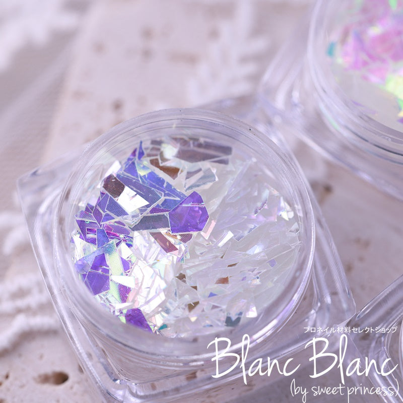 Blanc Blanc - (M18) Glitter Nail Film (6 types)