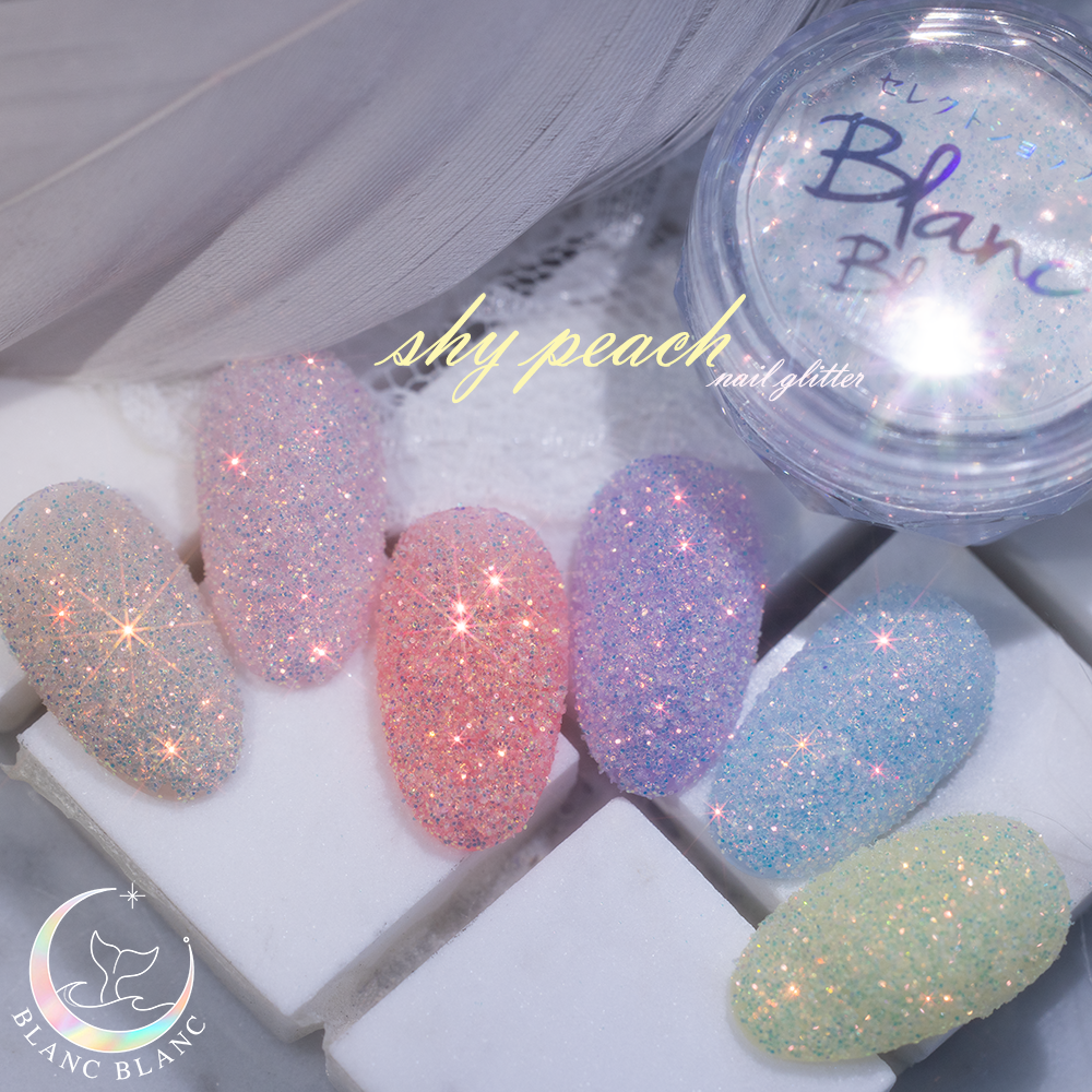 Blanc Blanc - (T03) Shy Peach Nail Glitter