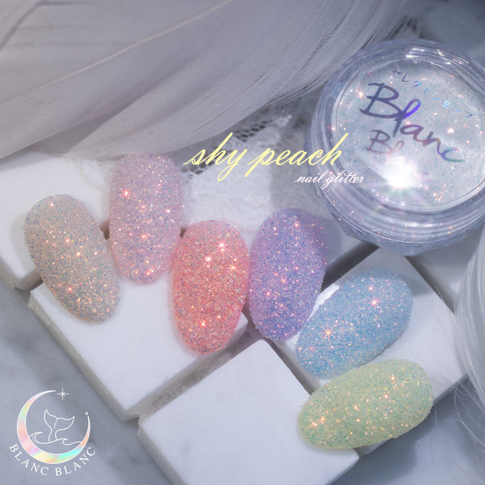 Blanc Blanc - (T03) Shy Peach Nail Glitter