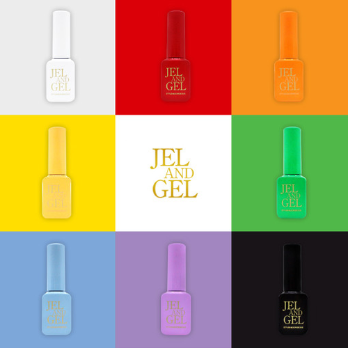 102色　カラージェル Jel and Gel - 102 Solid Color Gel Set (JG001-JG102)