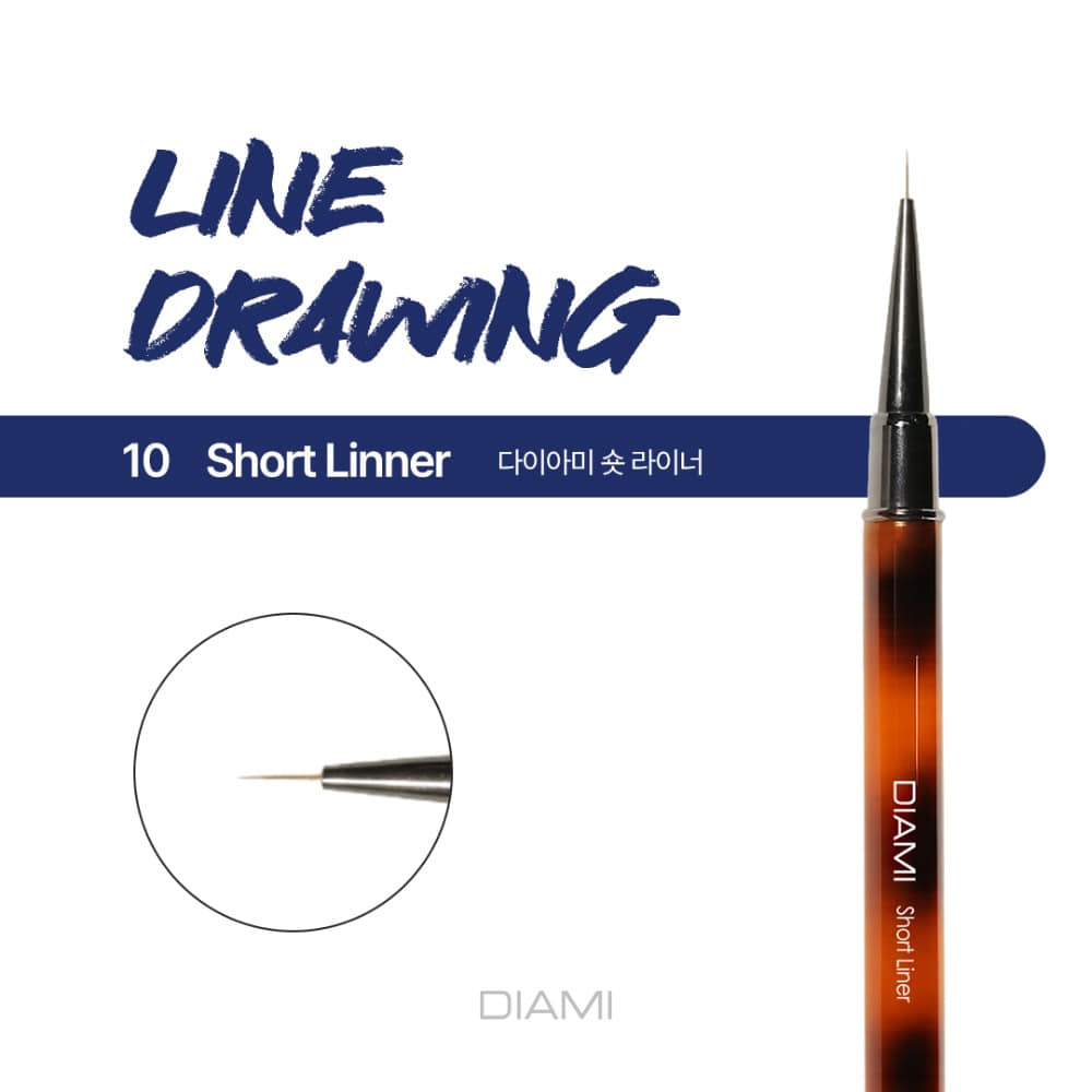 DIAMI - 10 Short Liner Brush
