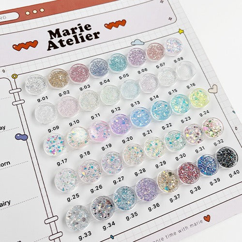 Marie Atelier - 40 Piece Glitter Set