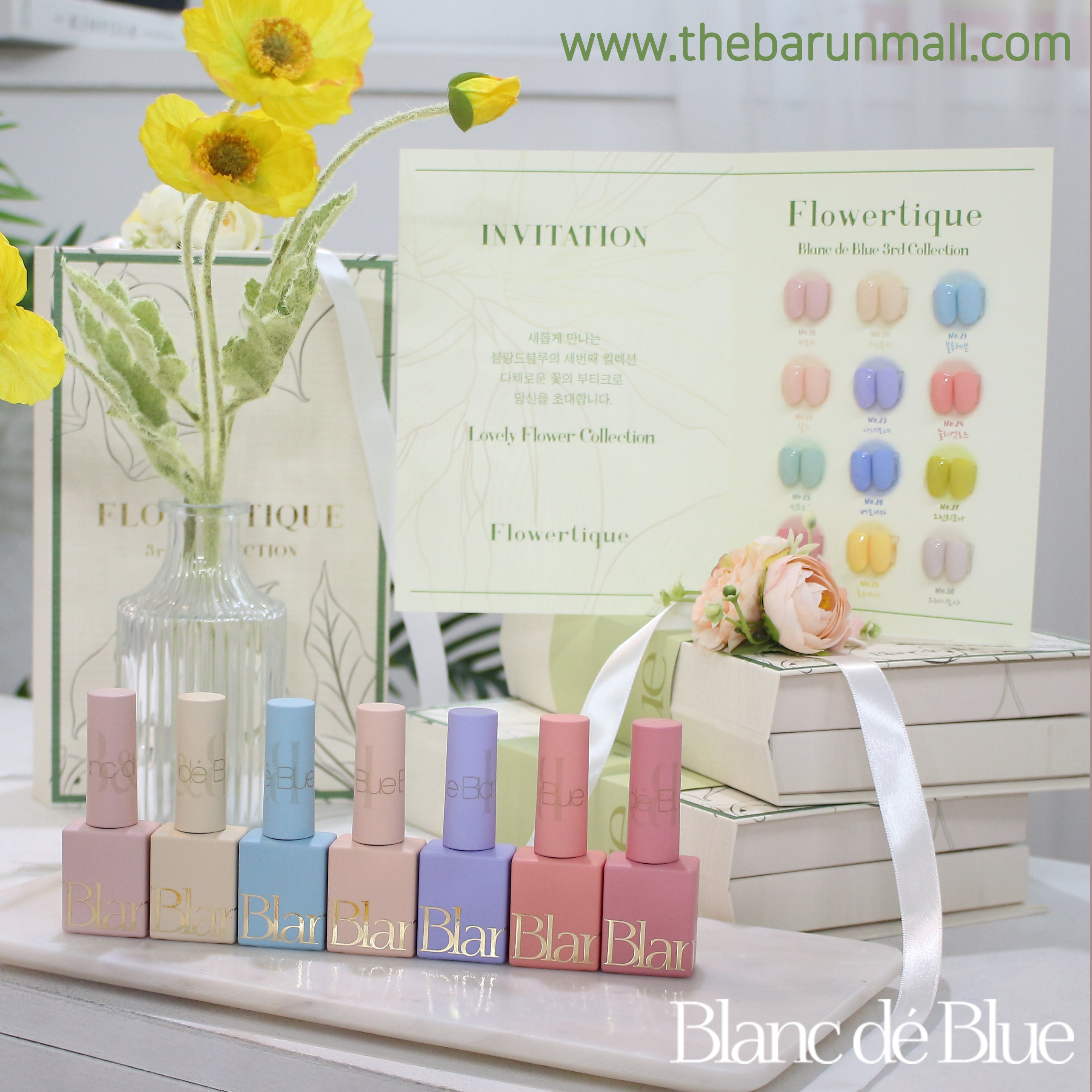 Blanc de Blue Flowertique Collection