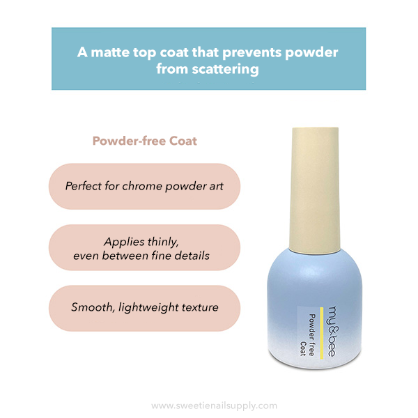 my&bee - Powder-free coat 12ml