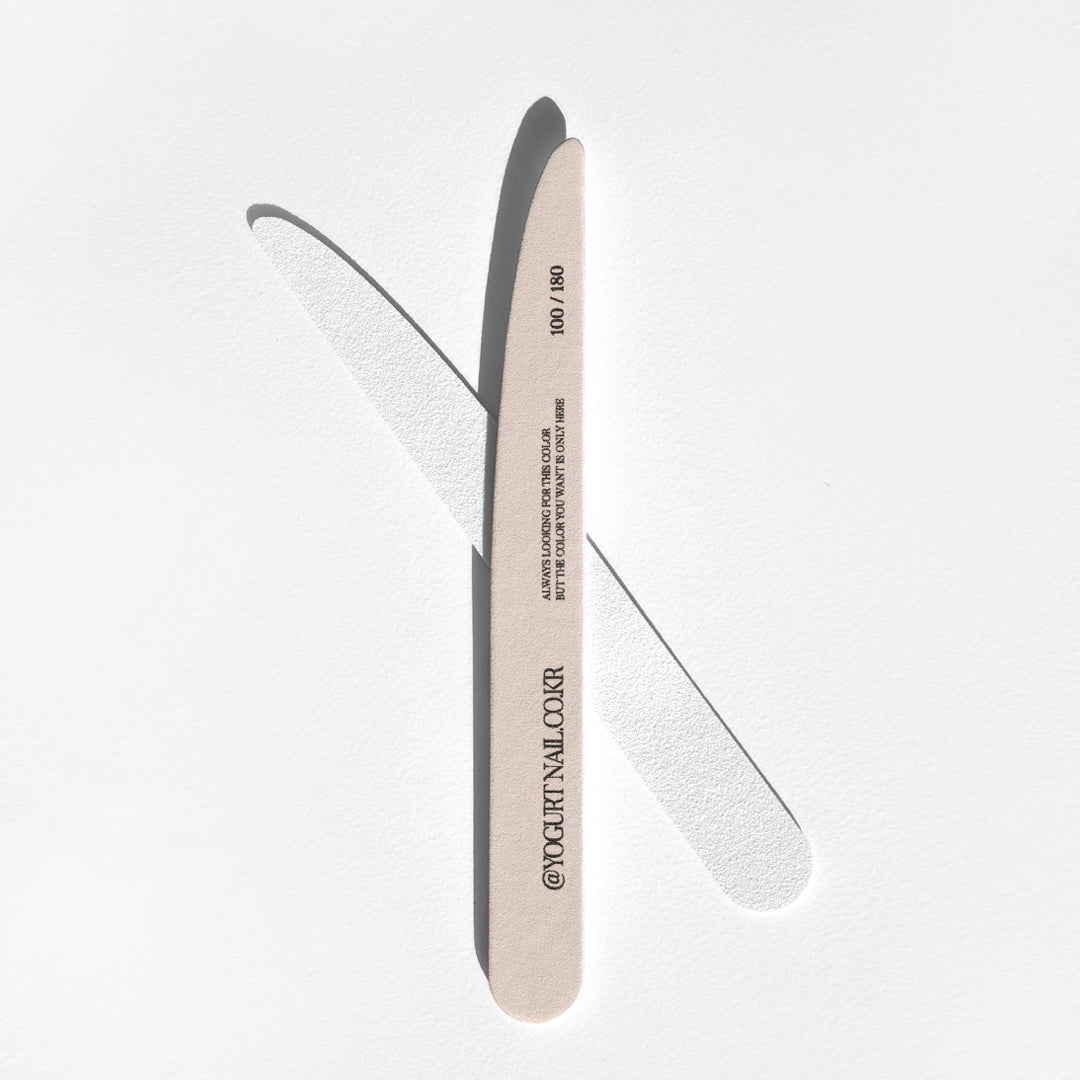 Yogurt Nail Kr. - Wood Nail File (100/180)